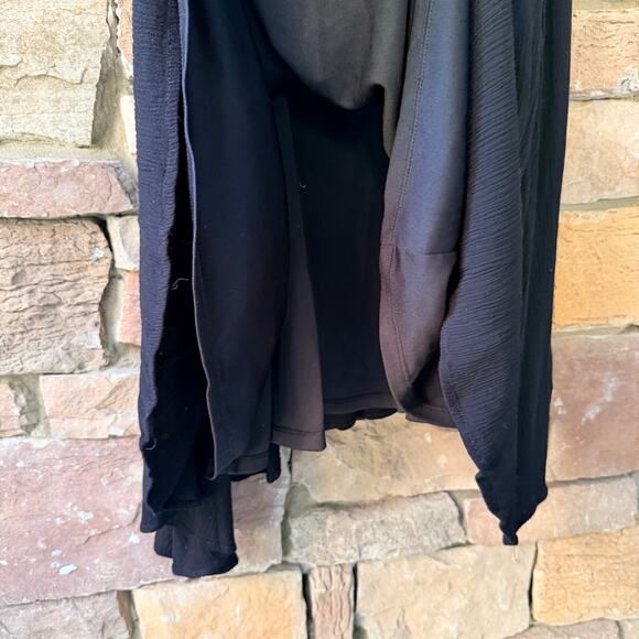 EUC TORRID 4XL Mini Gauze Black Cold Shoulder Trapeze Gold Accent Mini Dress - Picture 9 of 15